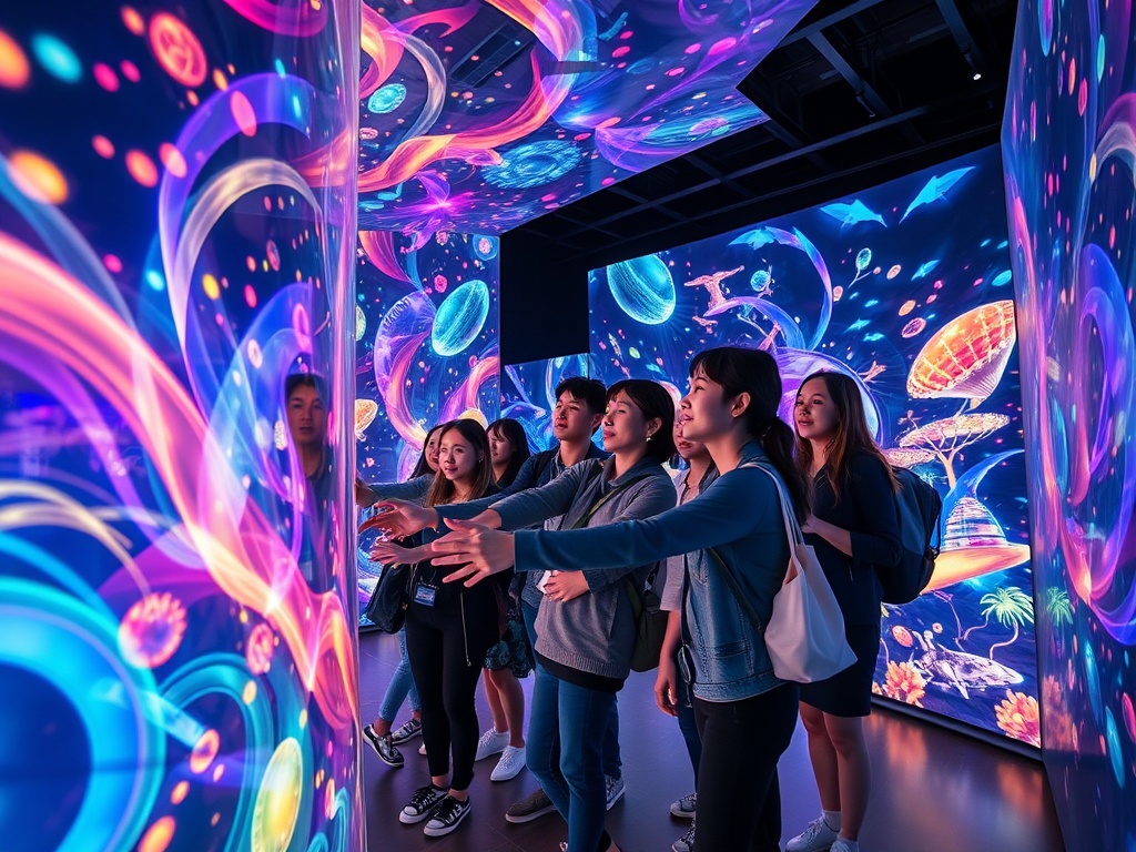 Interactive Wonder: Engaging with Digital Art in TeamLab's Enchanted World