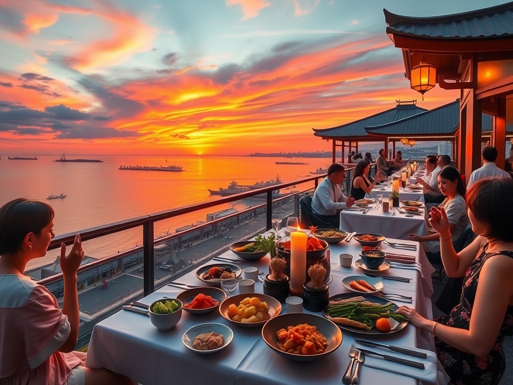 Sunset Feasts: Dining with a View in Yokohama's Coastal Gem