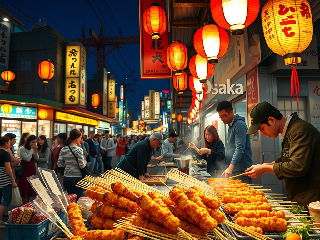 Kushikatsu Craze: Skewers That Define Osaka's Street Food Scene